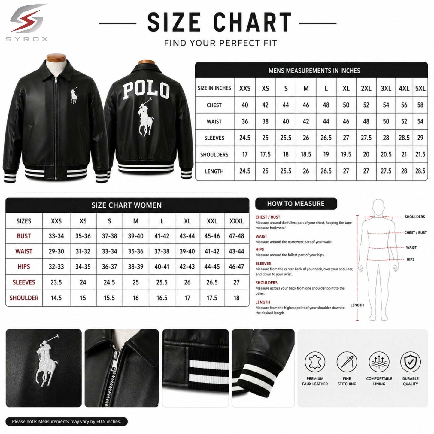 Custom Varsity Bomber Jacket – Personalized Logo, Name & Design Faux Leather Jacket