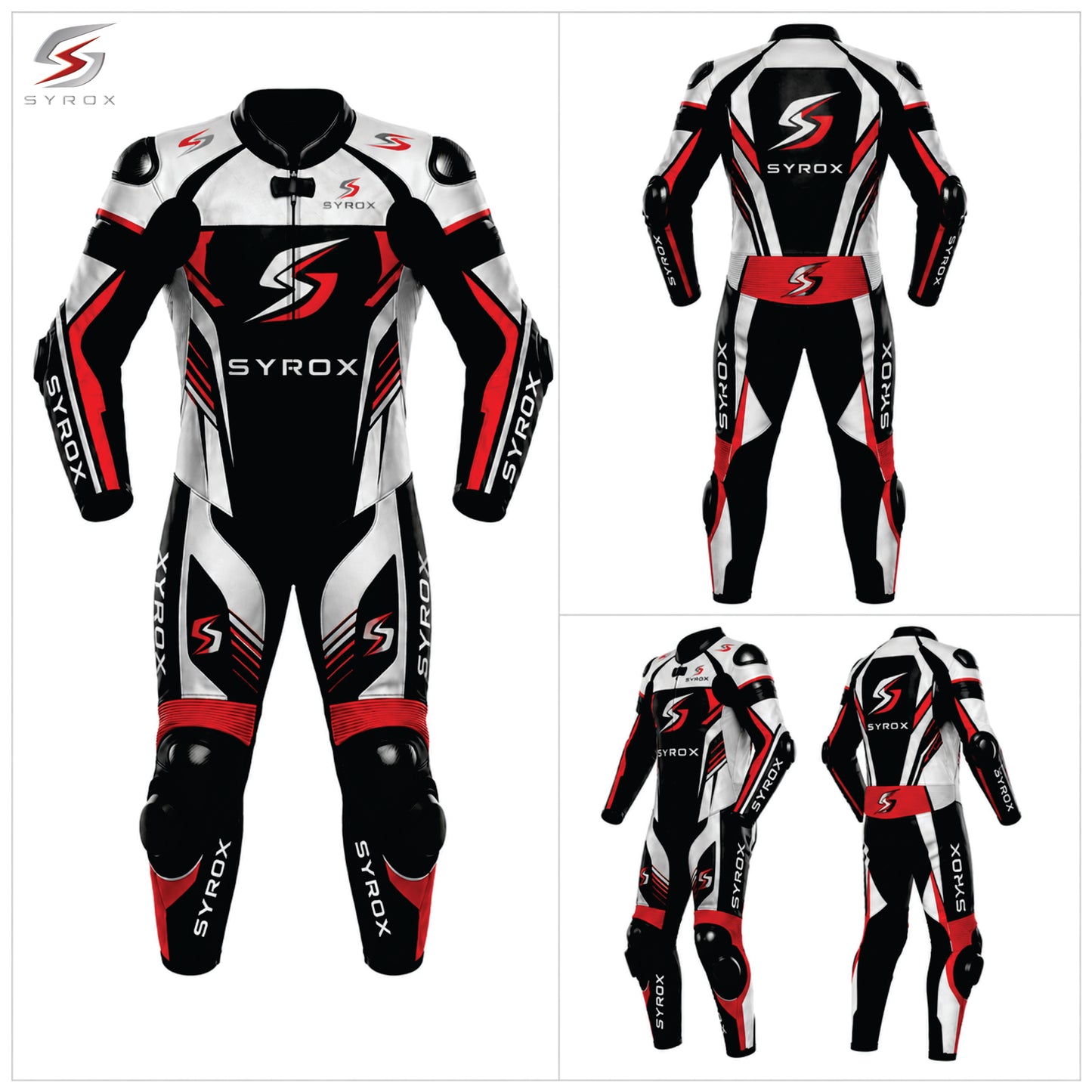 Custom Motorcycle Racing Leather Suit – CE Armored Motorbike Racing Suit – Personalized Biker Leather Gear