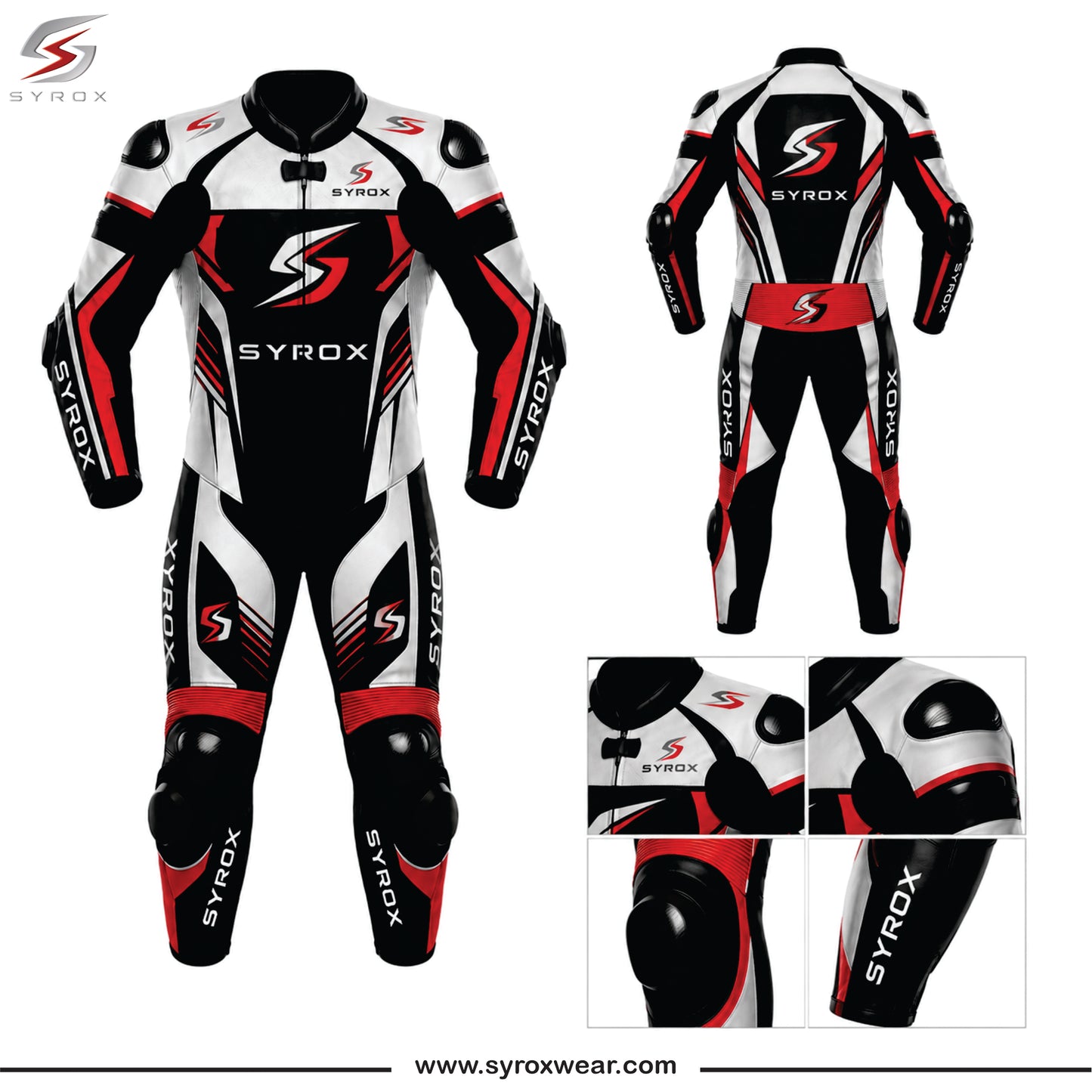 Custom Motorcycle Racing Leather Suit – CE Armored Motorbike Racing Suit – Personalized Biker Leather Gear
