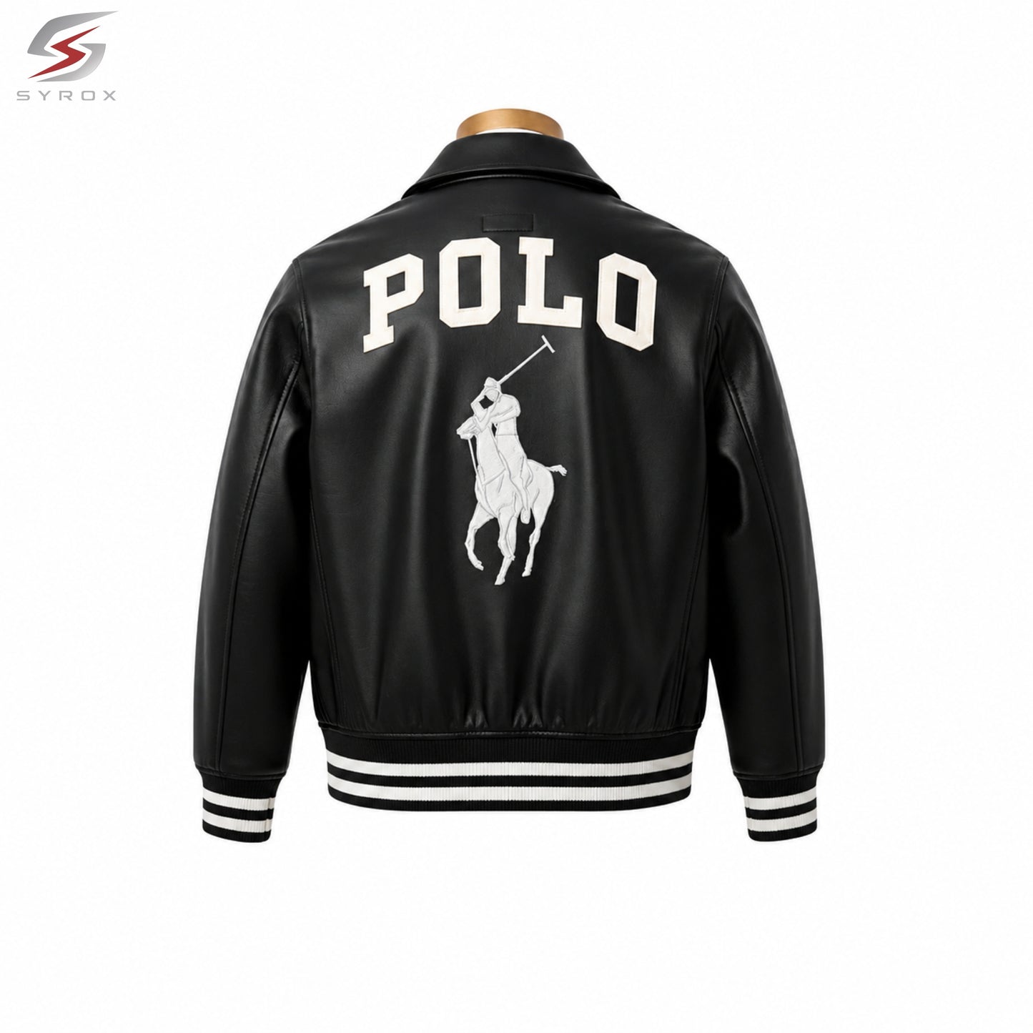 Custom Varsity Bomber Jacket – Personalized Logo, Name & Design Faux Leather Jacket
