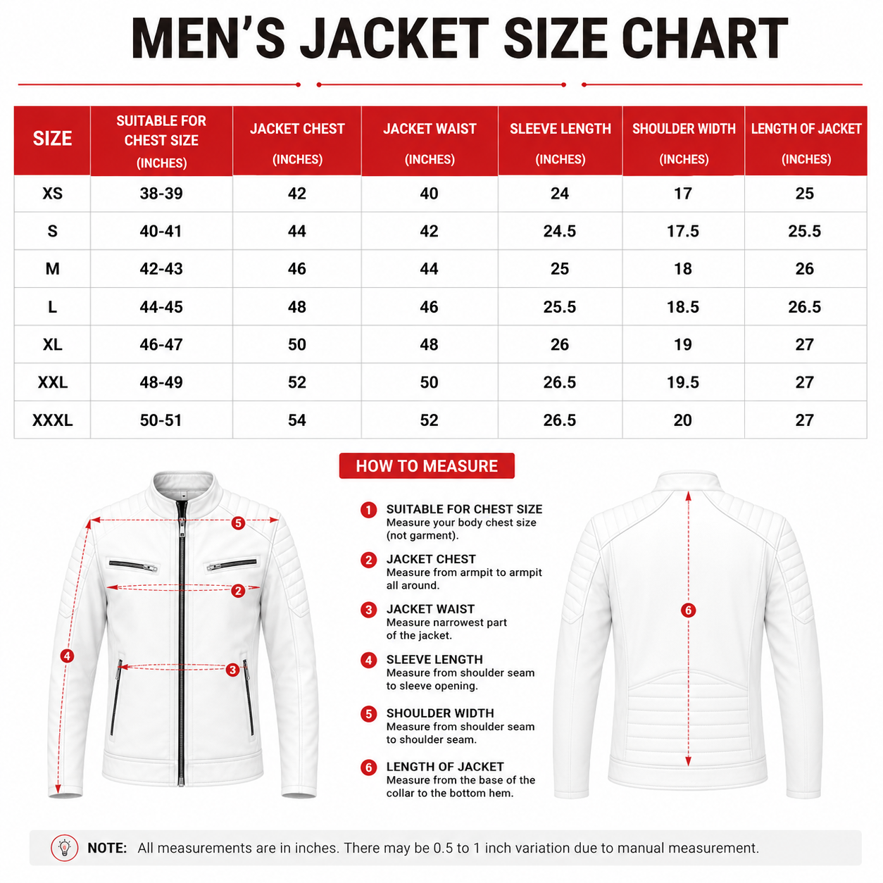 Custom White Leather Jacket for Men – Slim Fit Biker Style with Cross Design