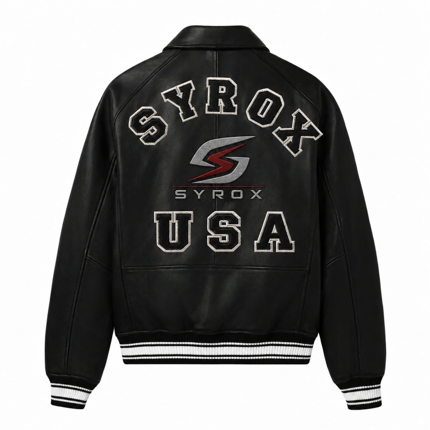 Custom Leather Jacket Personalized Name & Country Logo Jacket, Custom Team Jacket, Personalized Varsity Style Jacket, Unique Gift for Men Women